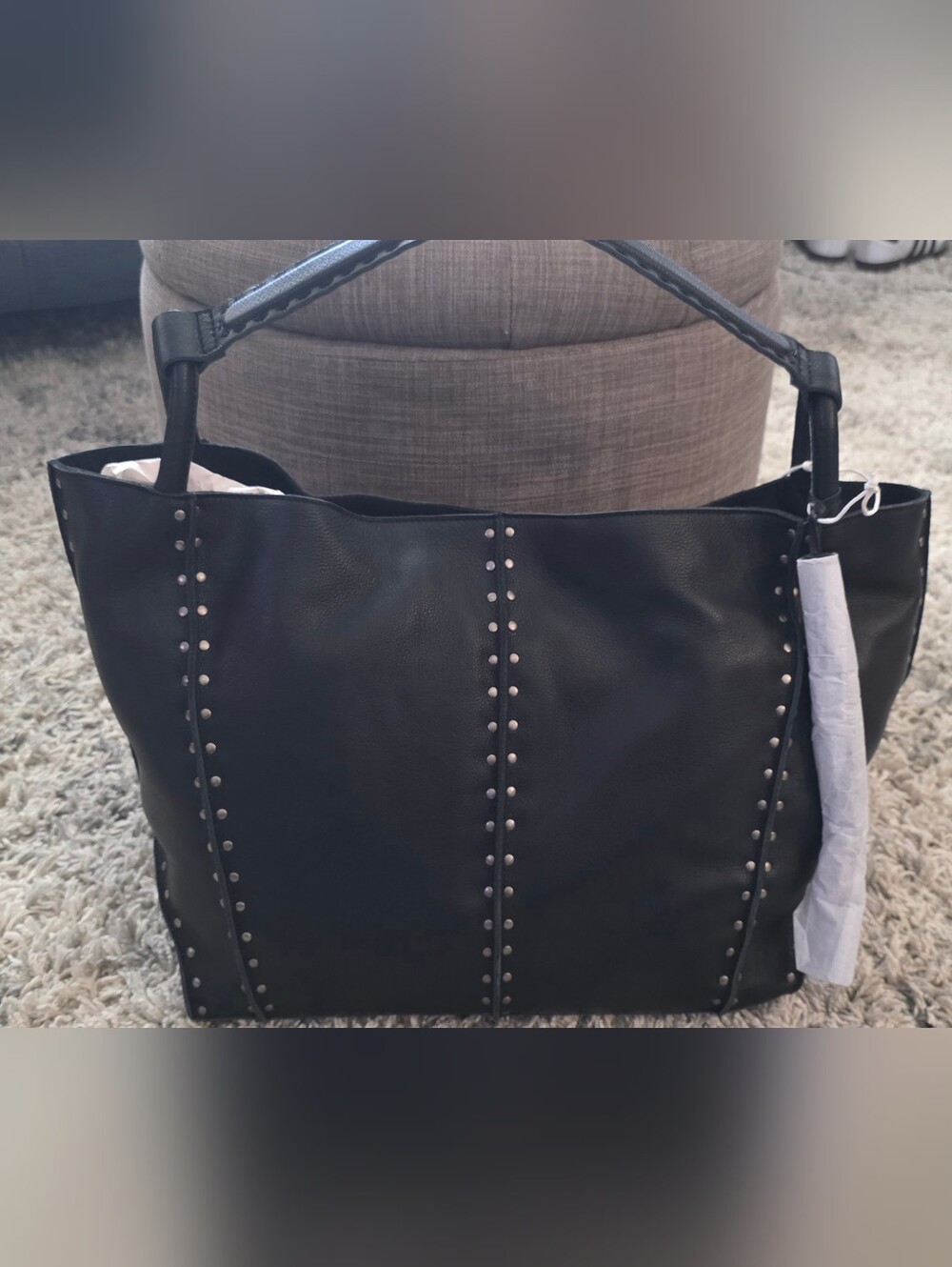 The Sak Los Feliz Large Studded Leather Tote - Picture 2 of 6